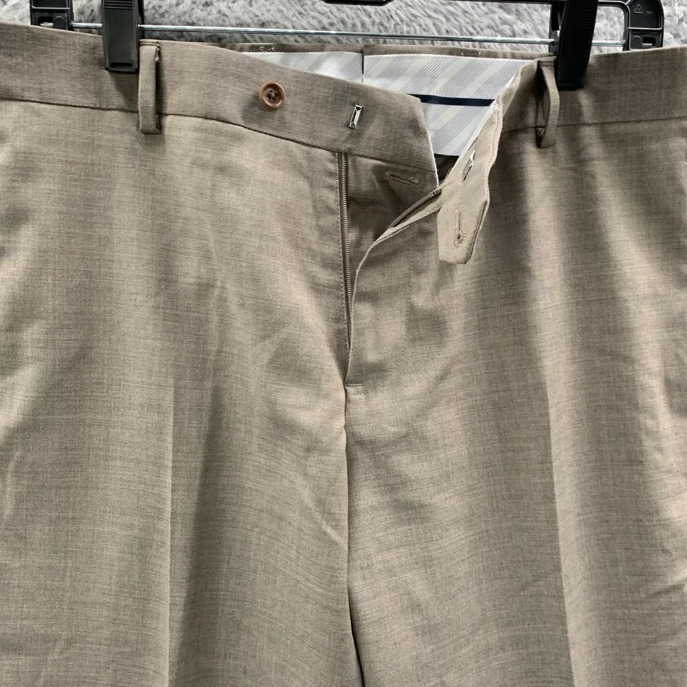 Brooks Brothers Reda 1865 Pants Mens 35x29 Measured Flat Front Tag: 32x30